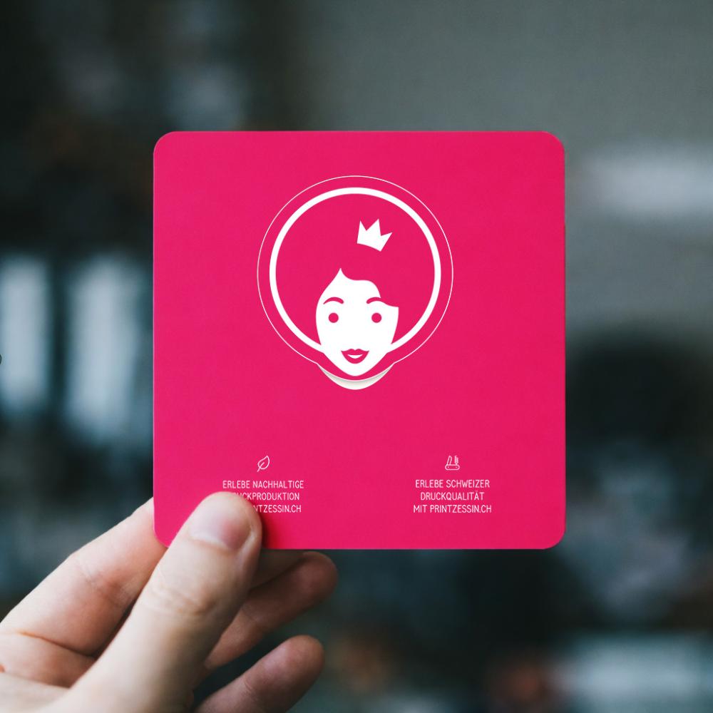 Kiss-Cut-Kleber bedrucken.