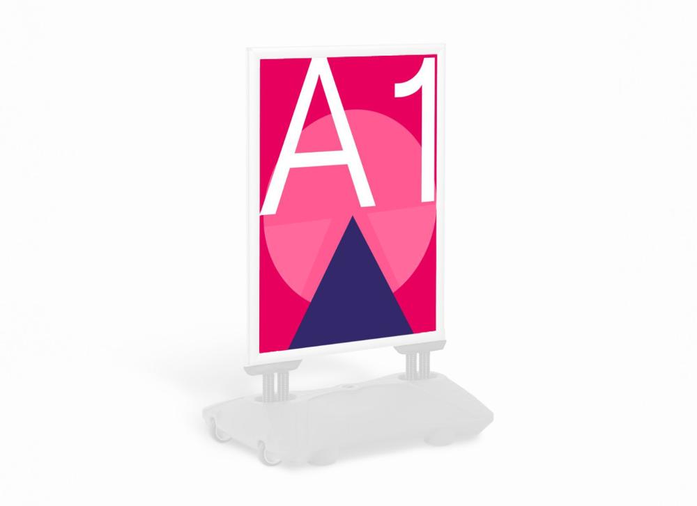 Kundenstopper Plakat A1 für Aussenbereich