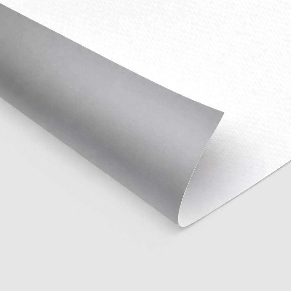 Rollupmaterial mit grauer Rückseite