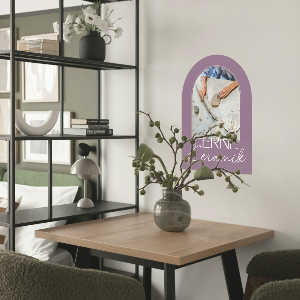 Wandkleber in freier Form drucken