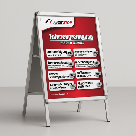 Kundenstopper FirstStop