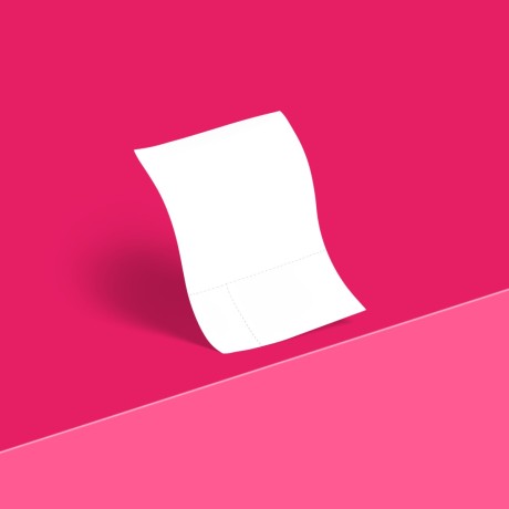 QR Briefpapier unbedruckt